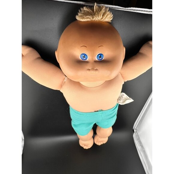 Vtg 1990 Hasbro Cabbage Patch Kids Doll Pretty Crimp N Curl Dress Shorts - Picture 7 of 7